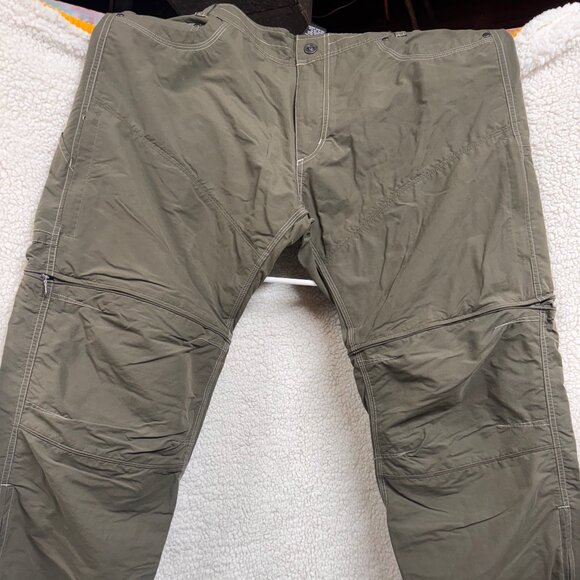 KÜHL Men's Liberator Convertible Pants – Utility Olive/Beige, Size 38x30 - Picture 5 of 5